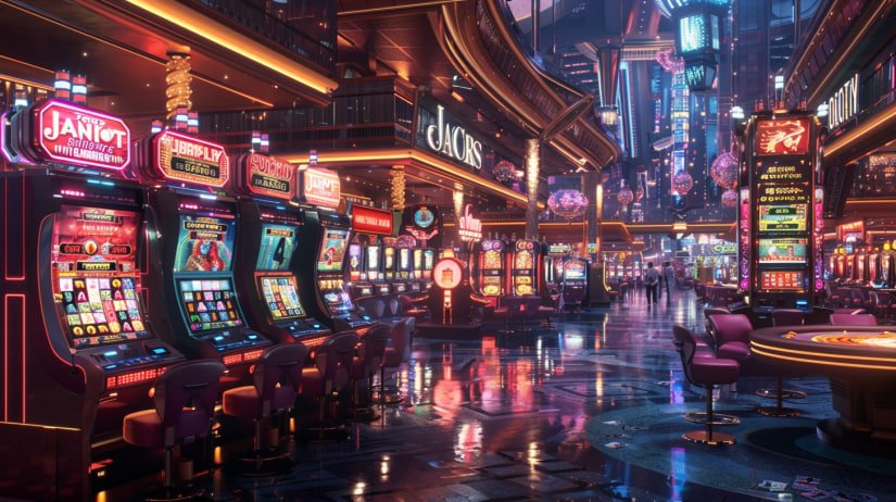 Layar smartphone menampilkan permainan Live Casino dengan dealer profesional